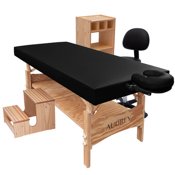 Kit Estética Audrey: Maca Plus, Carrinho, Escadinha e Mocho